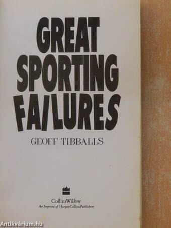 Great Sporting Failures