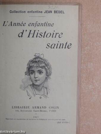 L'Année efantine d'Histoire sainte