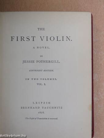 The first violin I-II.