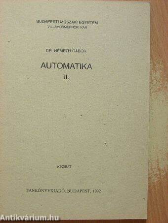 Automatika II.