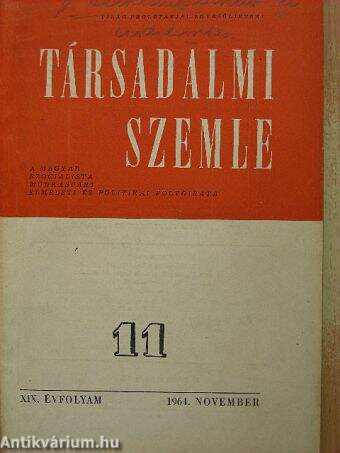 Társadalmi Szemle 1964. november