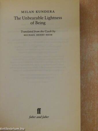 The Unbearable Lightness of Being