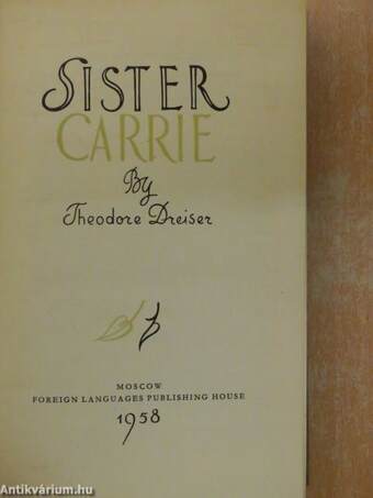 Sister Carrie