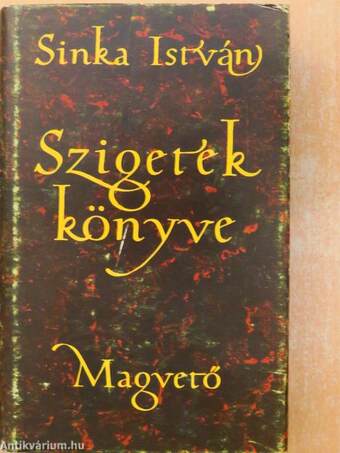 Szigetek könyve (dedikált példány)