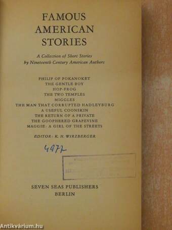 Famous American Stories