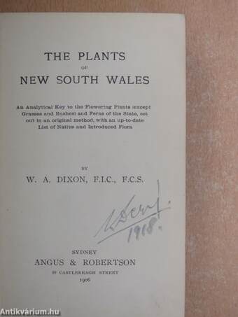 The plants of New South Wales