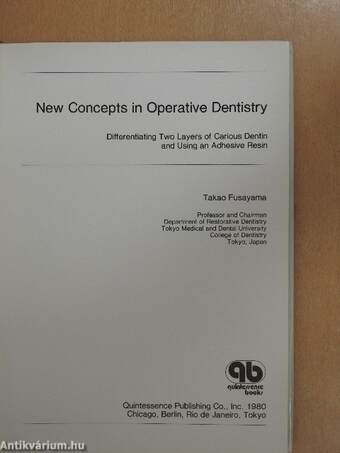 New Concepts in Operative Dentistry