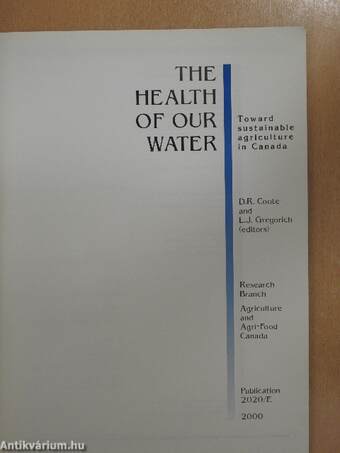 The Health of Our Water