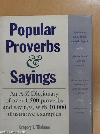 Popular Proverbs and Sayings