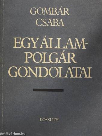 Egy állampolgár gondolatai