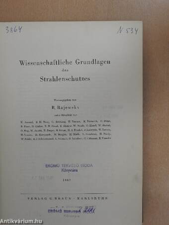 Wissenschaftliche Grundlagen des Strahlenschutzes