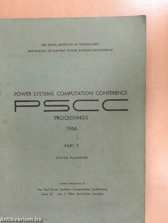 PSCC - Power Systems Computation Conference Proceedings 1966 Part 5.