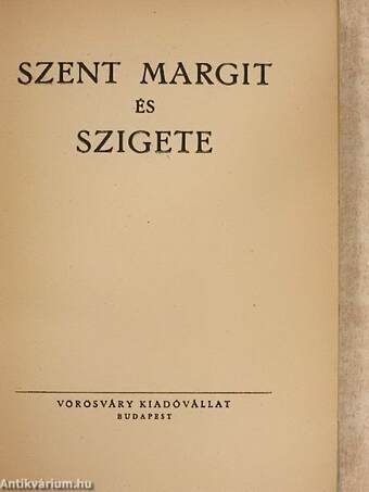 Szent Margit és szigete