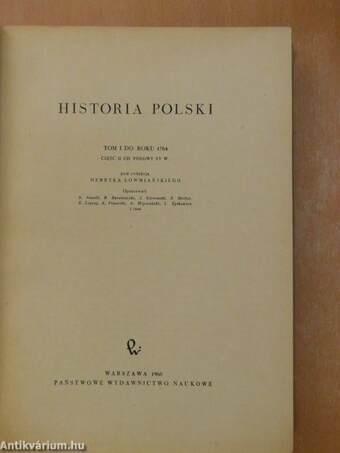 Historia Polski I/2