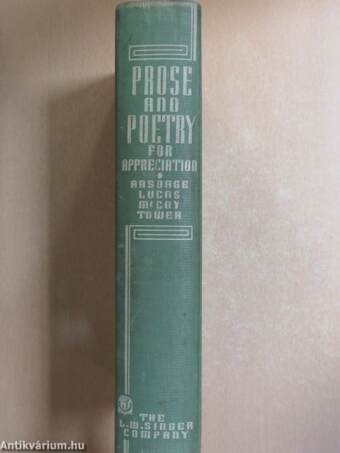 Prose and poetry for appreciation