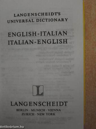 Langenscheidt's Universal Dictionary