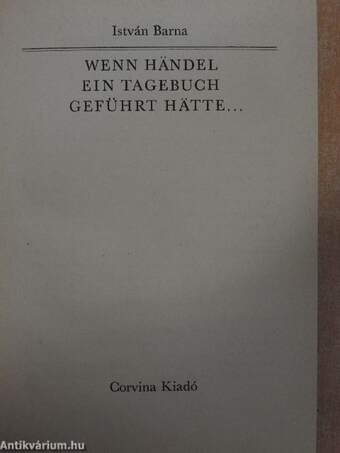 Wenn Händel ein Tagebuch geführt hätte...