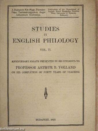Studies in English Philology II.