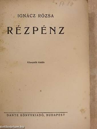 Rézpénz I-II.