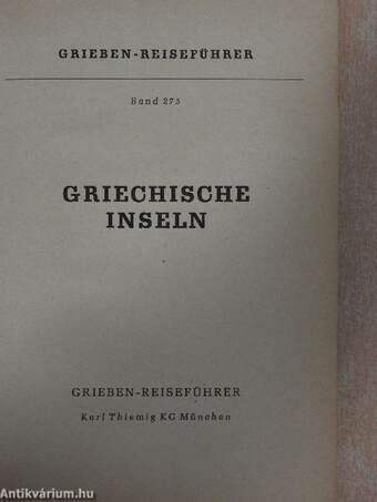 Griechische Inseln