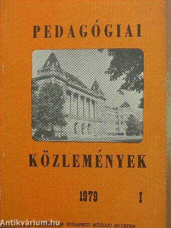 Pedagógiai Közlemények 1979/1.