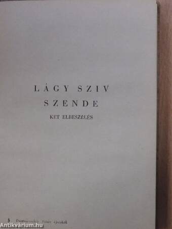 Fehér éjszakák/Lágy sziv/Szende