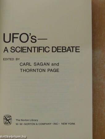 UFO's - A Scientific Debate