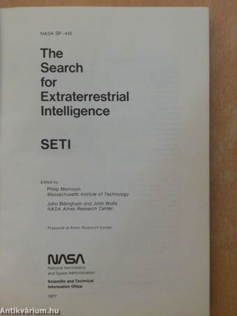 The Search for Extraterrestrial Intelligence - SETI