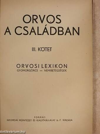 Orvos a családban III.