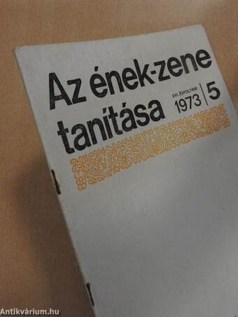 Az ének-zene tanítása 1973/5.