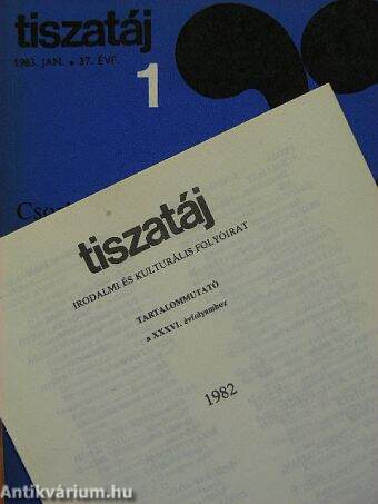 Tiszatáj 1983. január