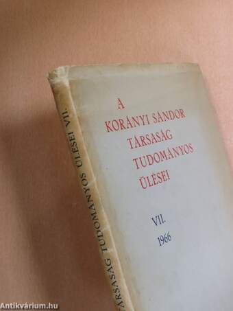 A Korányi Sándor Társaság tudományos ülései VII.