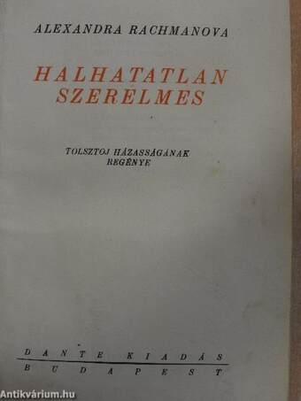 Halhatatlan szerelmes