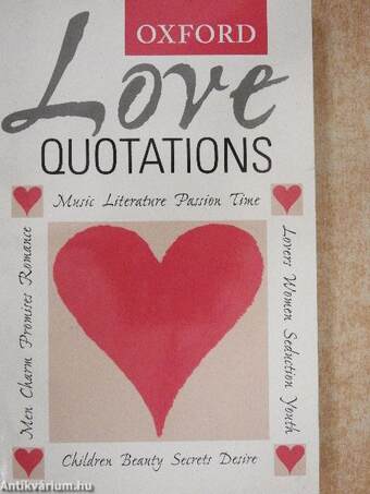 Oxford Love Quotations