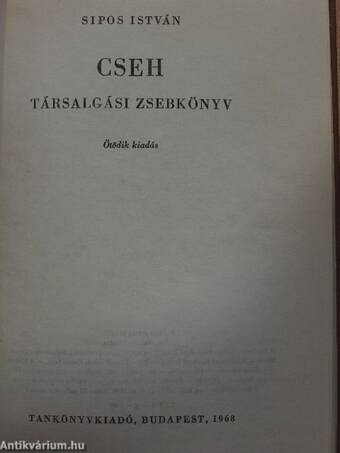 Cseh társalgási zsebkönyv