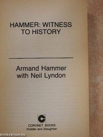 Hammer: Witness to History