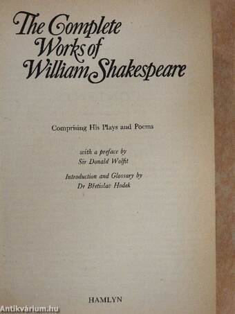 The complete works of William Shakespeare