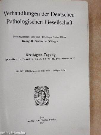 Verhandlungen der Deutschen Pathologischen Gesellschaft 30. Tagung