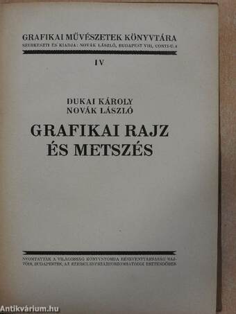 Grafikai rajz és metszés