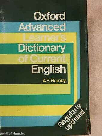 Oxford Advanced Learner's Dictionary of Current English