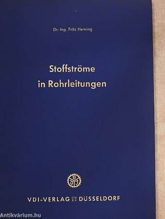 Stoffströme in Rohrleitungen