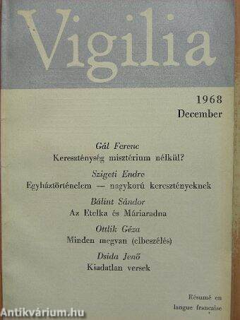 Vigilia 1968. december