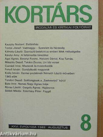 Kortárs 1982. augusztus