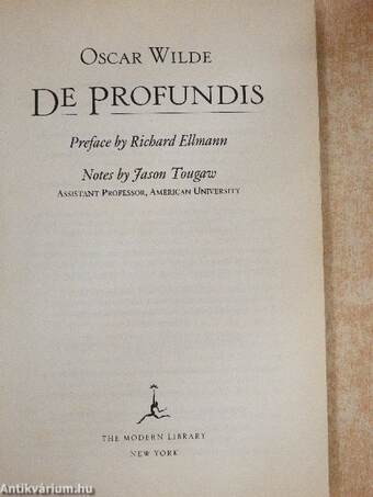 De Profundis