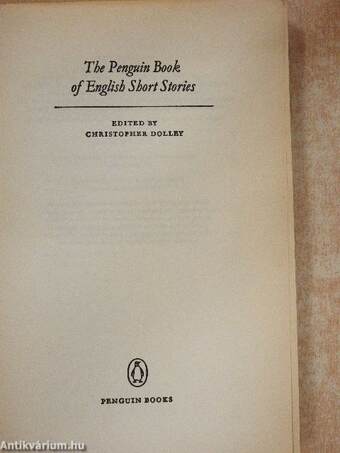 The Penguin Book of English Short Stories