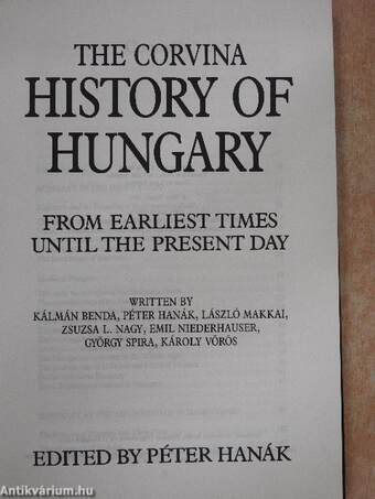 The Corvina History of Hungary