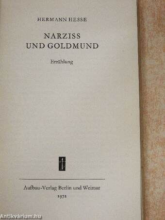 Narziss und Goldmund