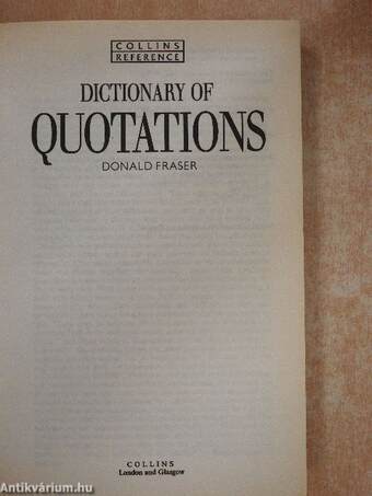 Dictionary of Quotations