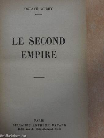 Le second empire