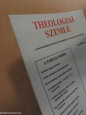 Theologiai Szemle 1994/3.